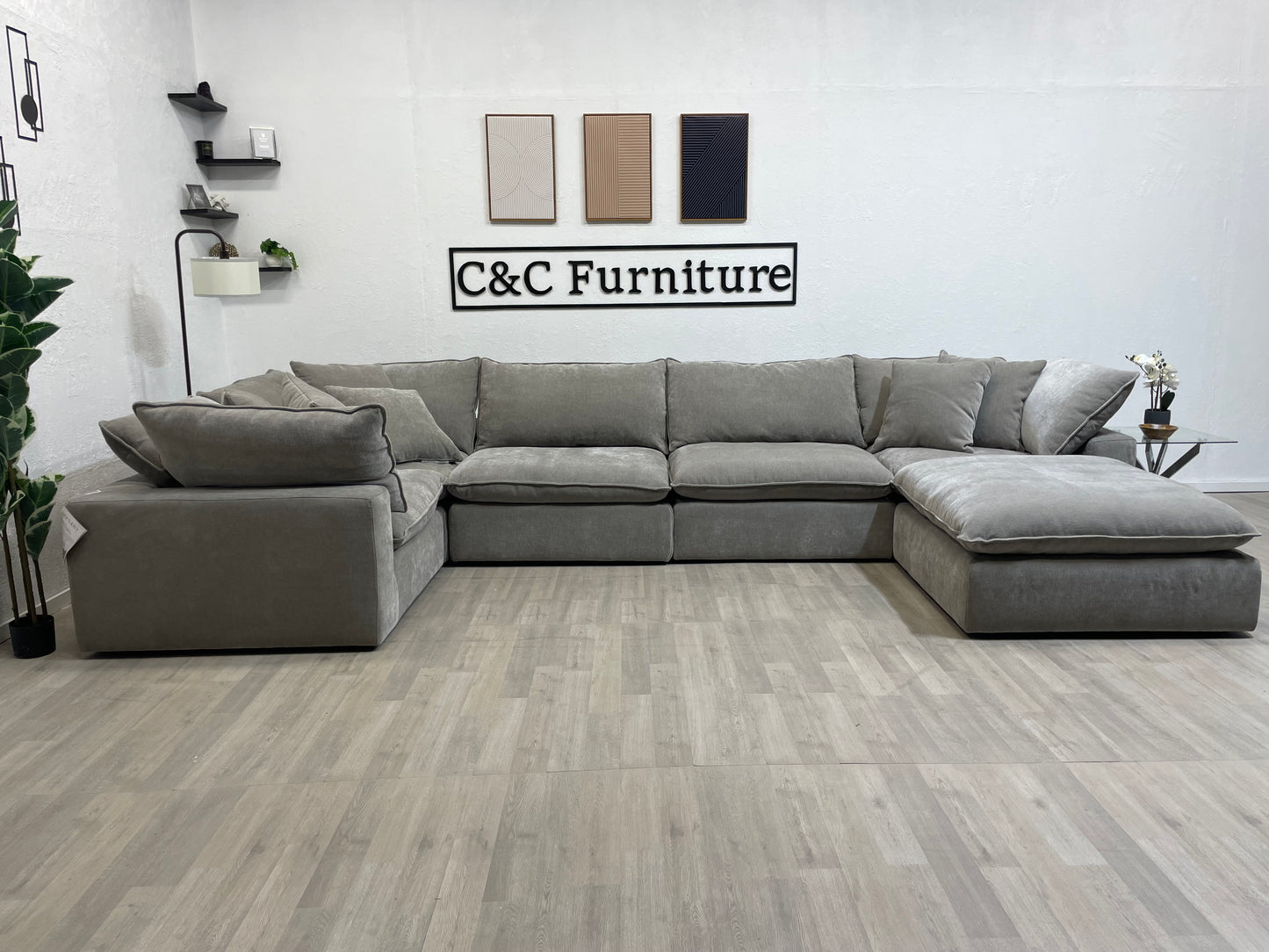 Sereen 6-piece Fabric Modular Sectional