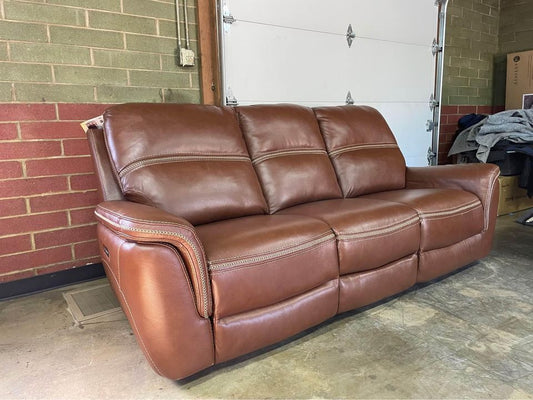 Oliver Leather Power Reclining Sofas with Power Headrests
