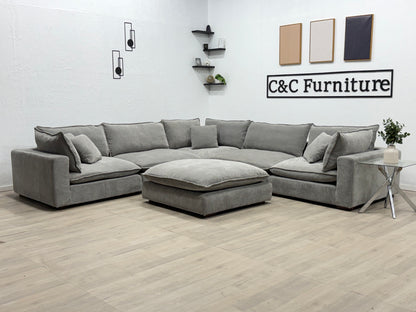 Modular Sectional Sofa Cloud Light Gray