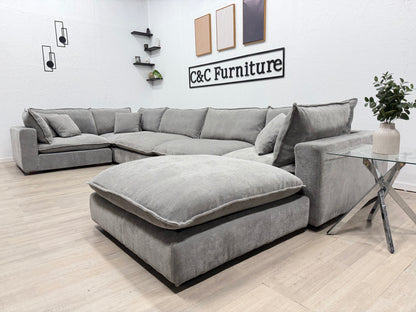 Modular Sectional Sofa Cloud Light Gray