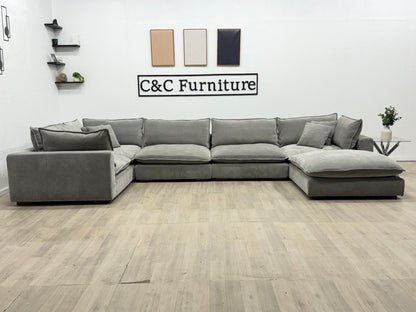 Modular Sectional Sofa Cloud Light Gray