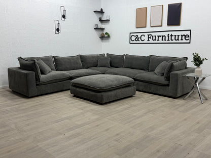 Modular Sectional Sofa Cloud Dark Gray