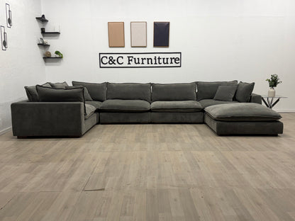 Modular Sectional Sofa Cloud Dark Gray
