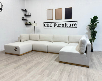 Henredon Fabric Sectional Sofa