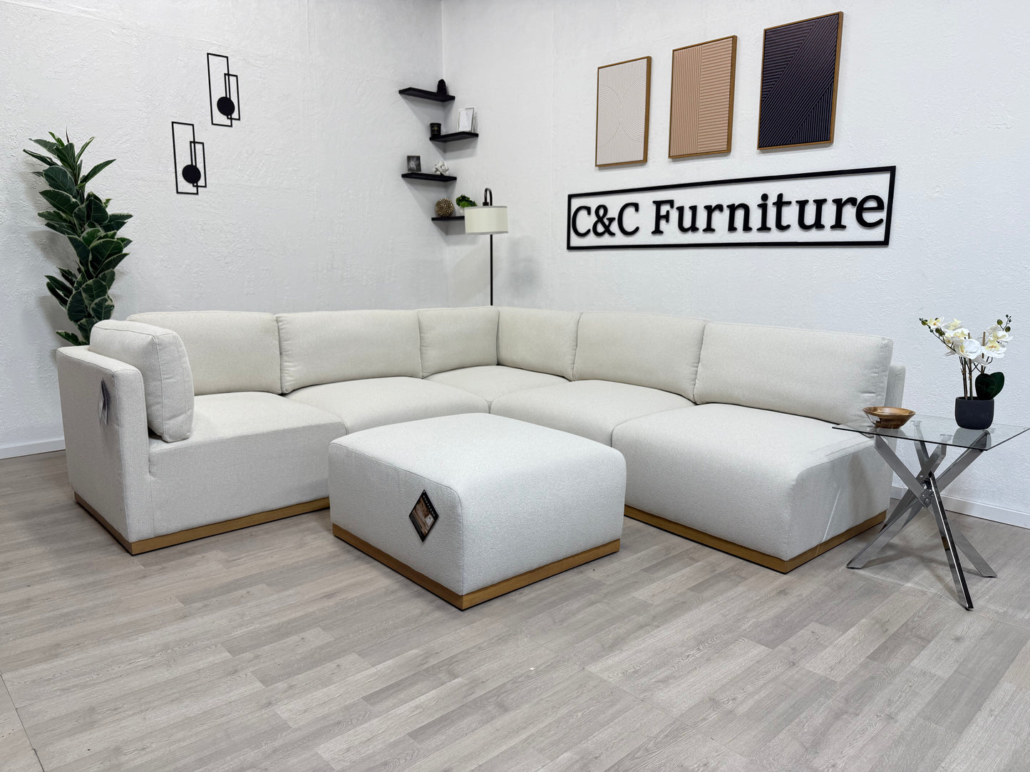 Henredon Fabric Sectional Sofa