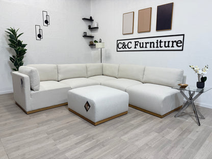 Henredon Fabric Sectional Sofa