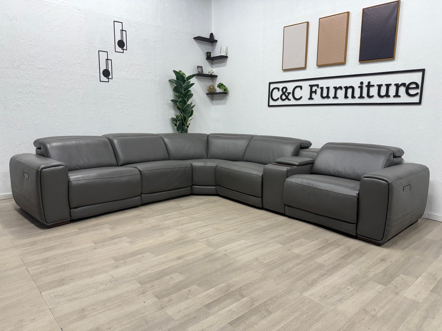 Karson Leather Power Reclining Sofa