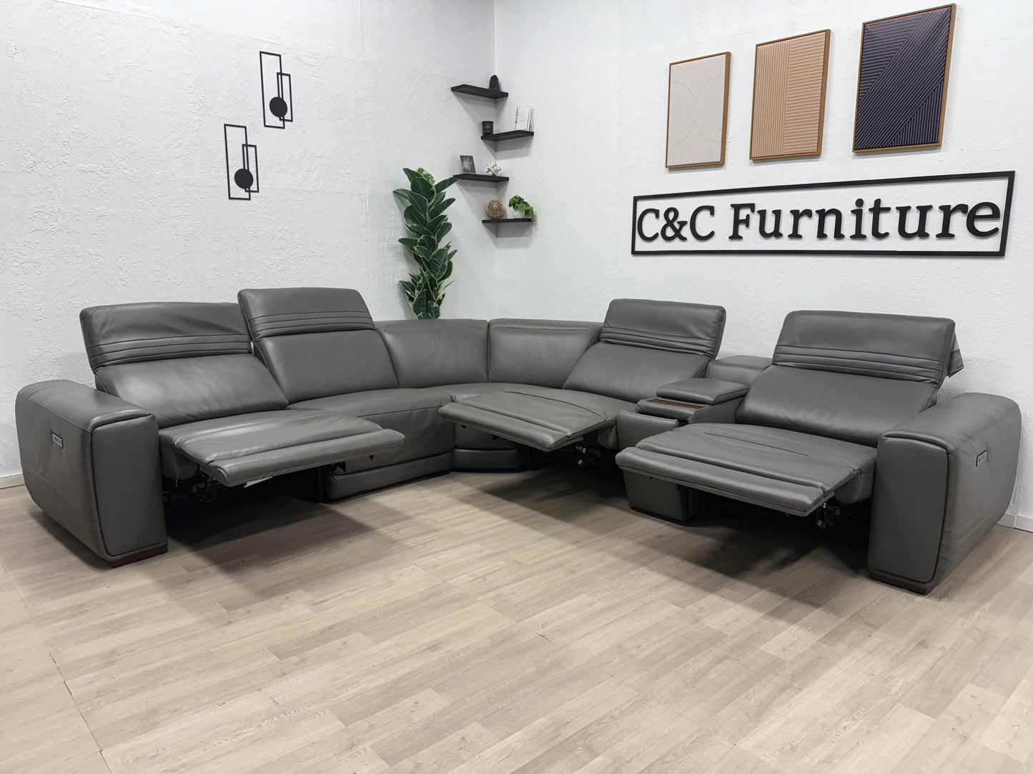 Karson Leather Power Reclining Sofa