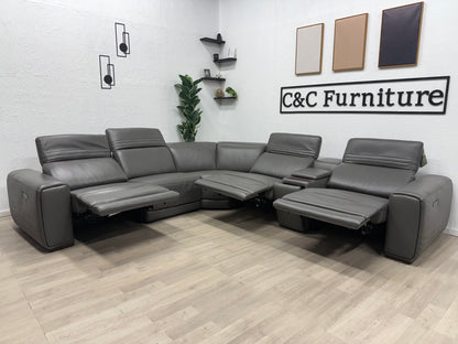 Karson Leather Power Reclining Sofa
