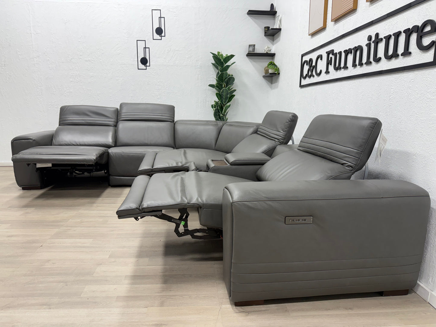 Karson Leather Power Reclining Sofa